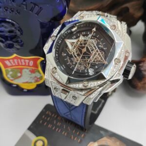 ساعت مردانه نگین دار هابلوت بیگ بنگ Hublot